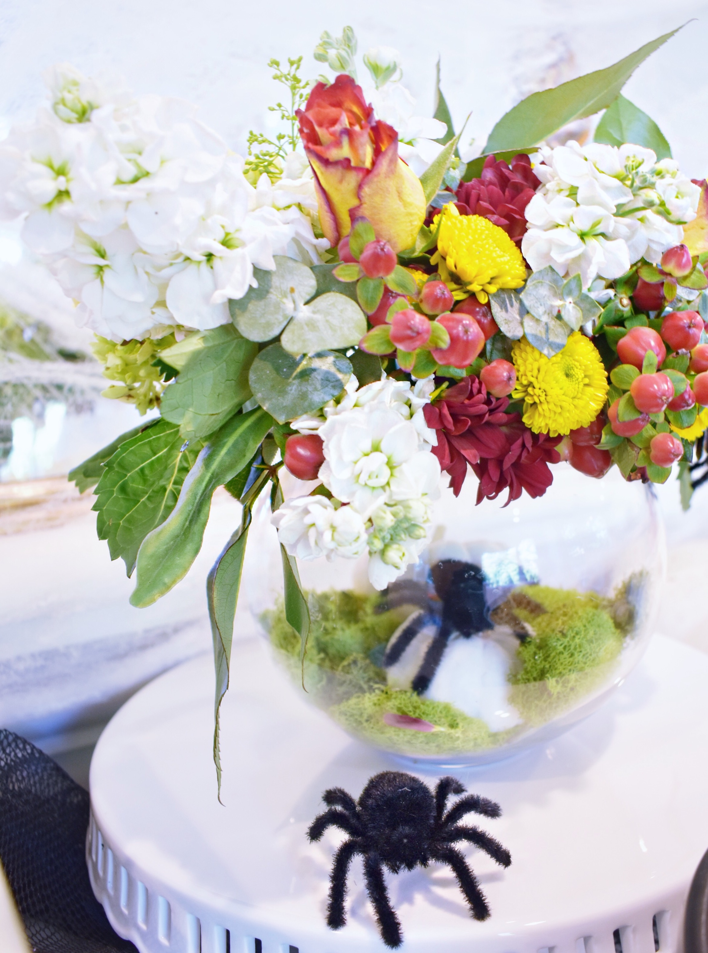 Spooky Floral Arrangement